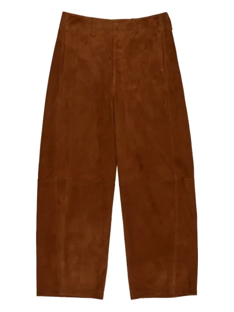 Bimba y Lola suede panel trousers