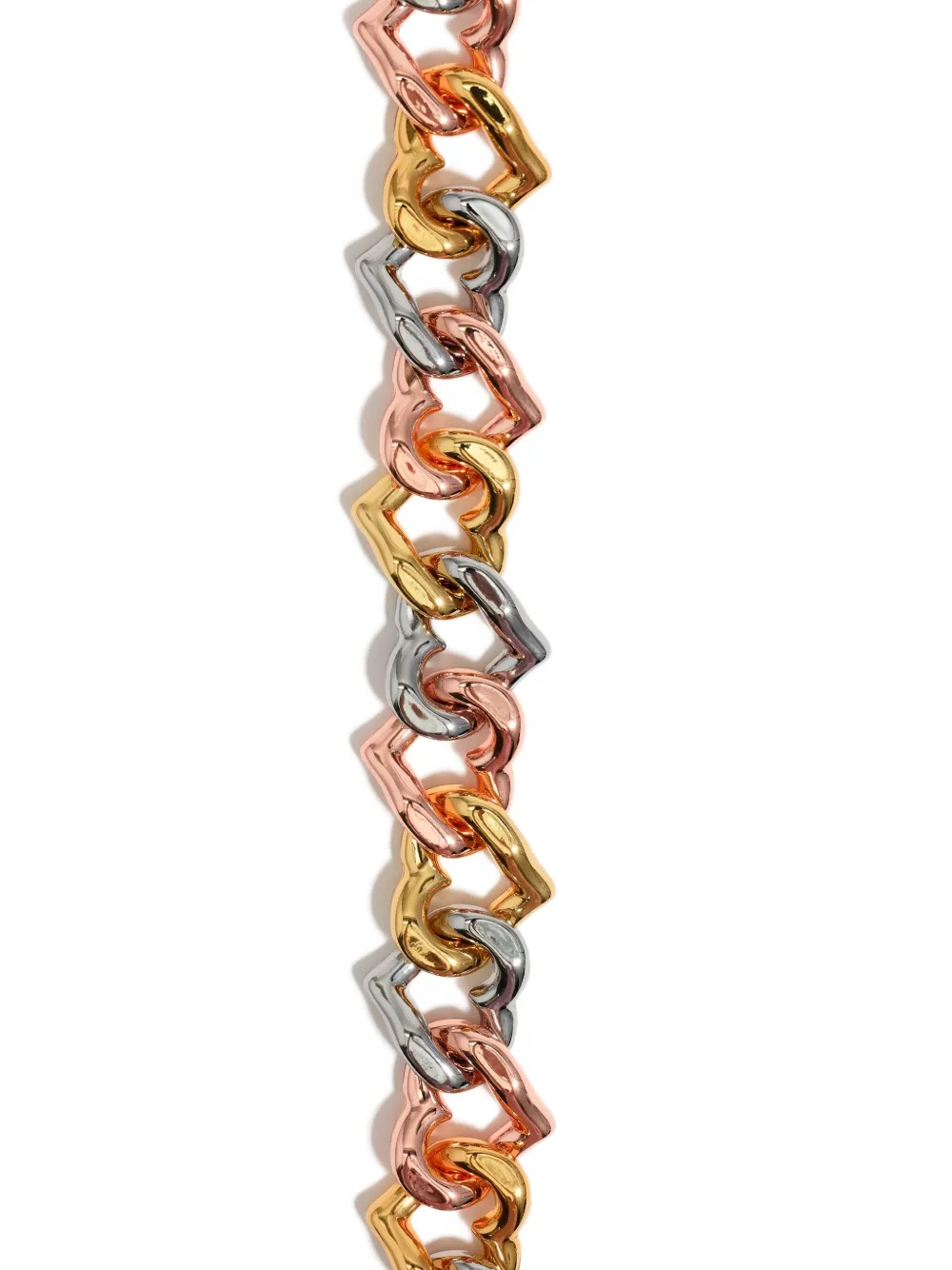 Bimba Y Lola Heart Chain Necklace In Gold