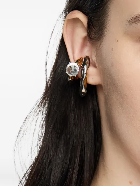Bimba y Lola crystal-embellished ear cuffs