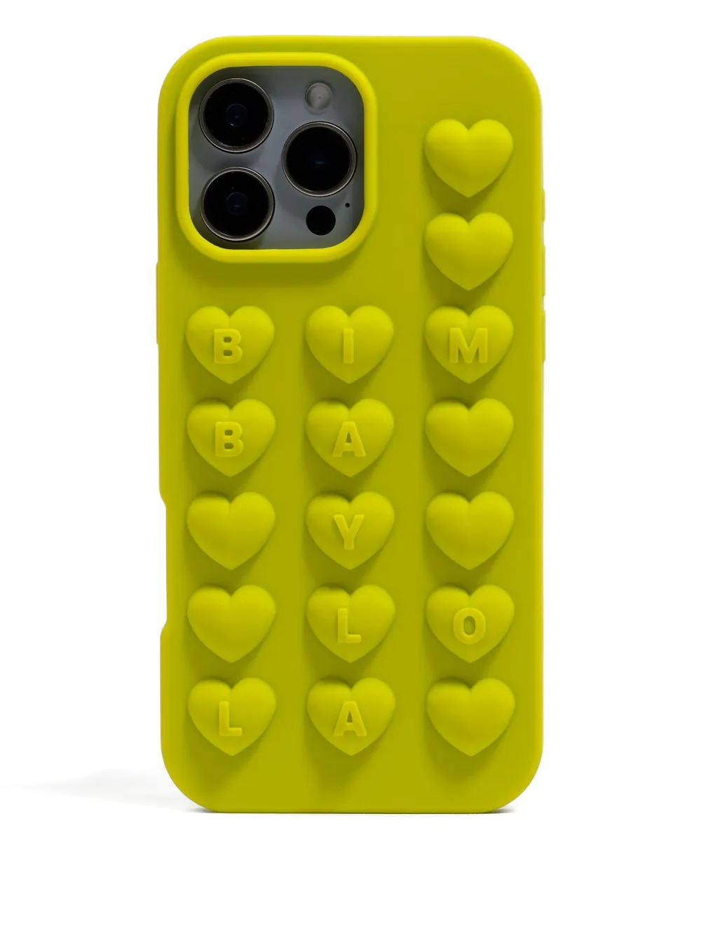 Bimba Y Lola Heart-embellished Phone Case In Green