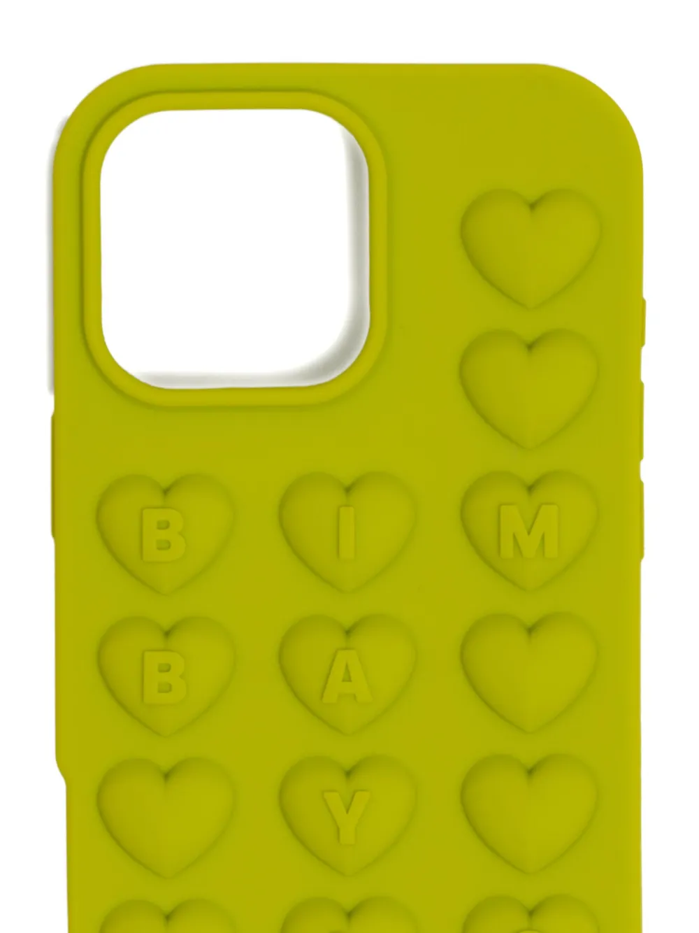 Bimba Y Lola Heart-embellished Phone Case In Green