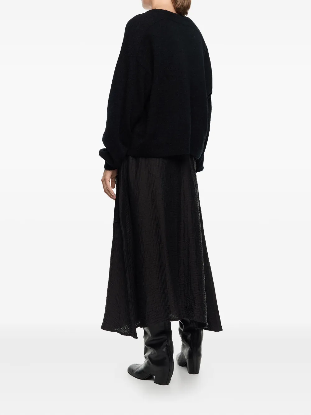 Bimba Y Lola Patch-pocket Drawstring Skirt In Black