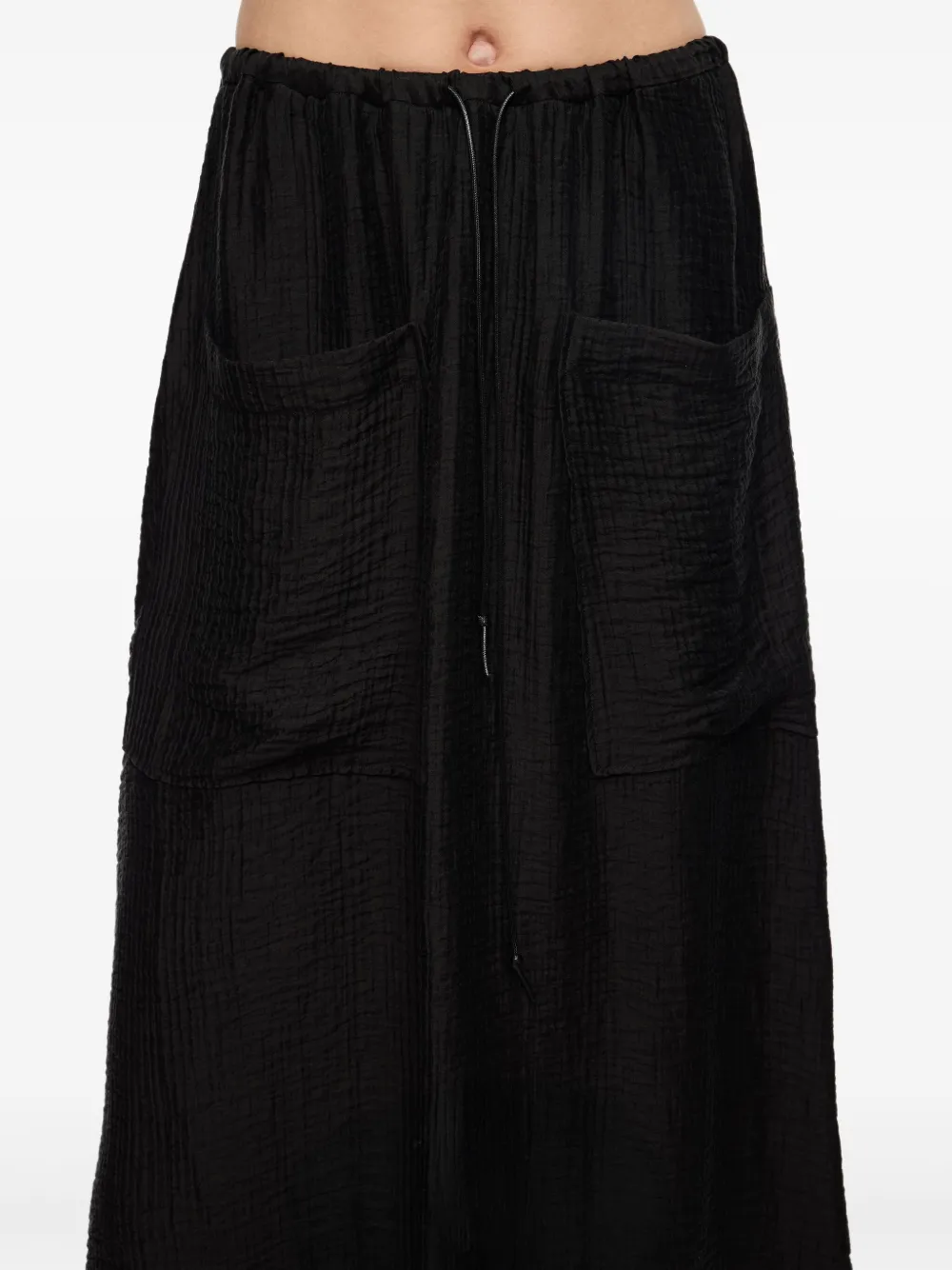 Bimba y Lola Rok met opgestikte zak en trekkoord Zwart