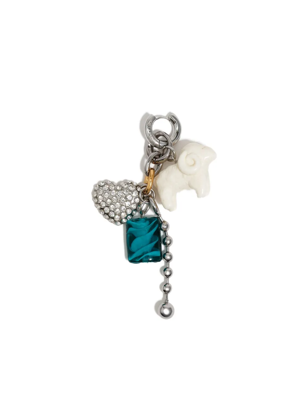Bimba y Lola チャーム ピアス - シルバートーン Bimba y Lola チャーム ピアス - シルバートーン