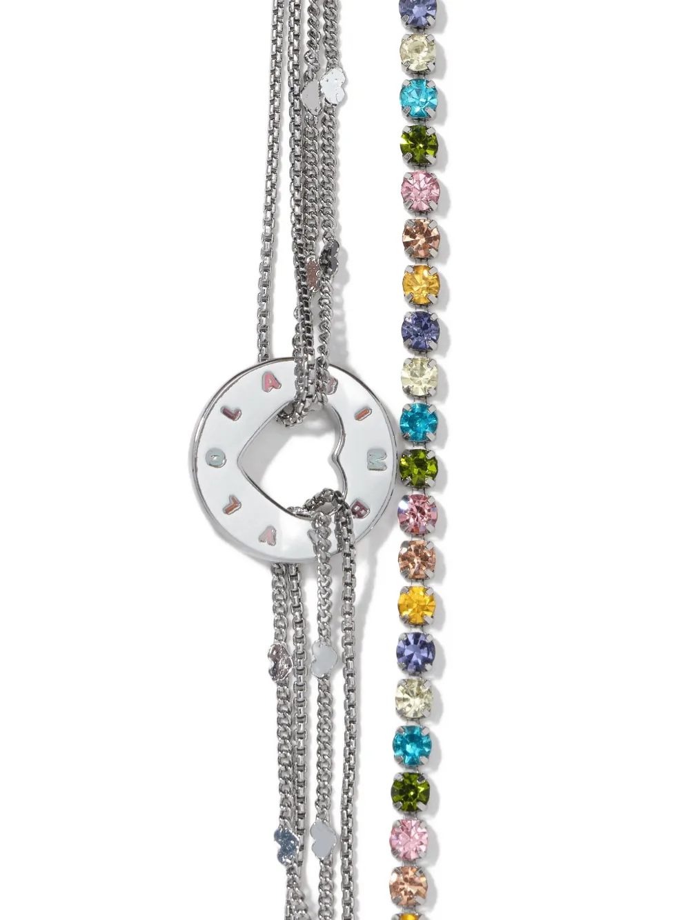 Bimba y Lola rhinestone-embellished multi-strand bracelet | Image 2
