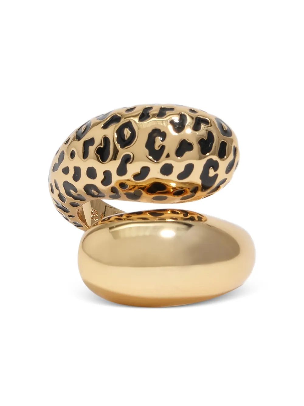 Bimba y Lola anillo con animal print | dorado | Image 1