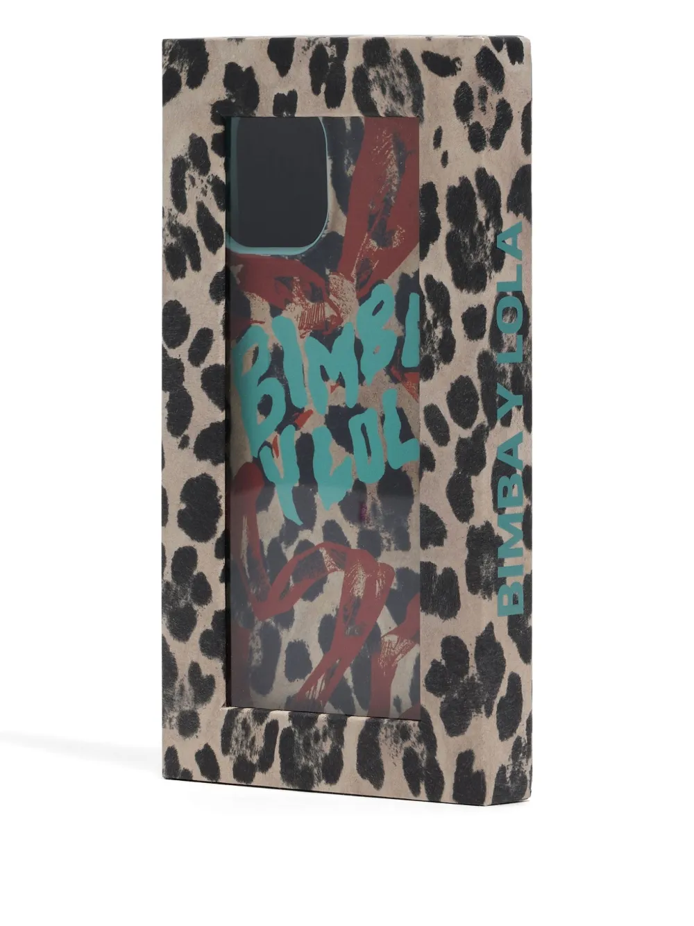 Bimba Y Lola Leopard-print Phone Case In Neutral