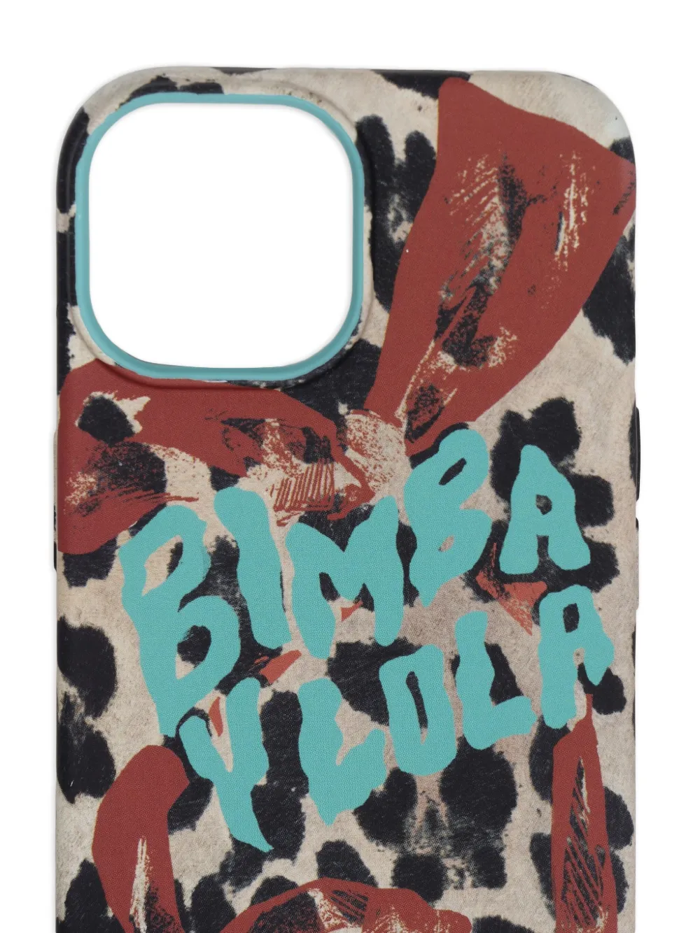 Bimba y Lola iPhone 14 hoesje met luipaardprint Beige