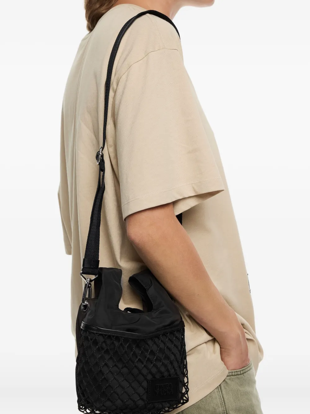 Bimba y Lola mesh-panel drawstring tote bag | Image 2