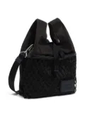 Bimba y Lola mesh-panel drawstring tote bag - Black
