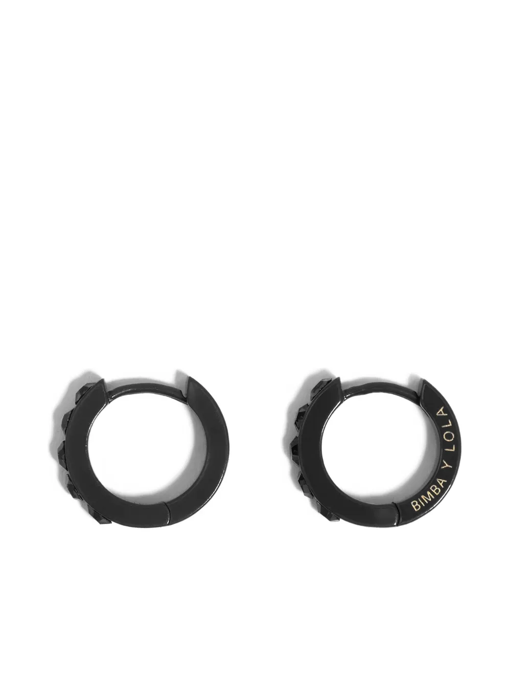 Bimba Y Lola Crystal-embellished Earrings In Black