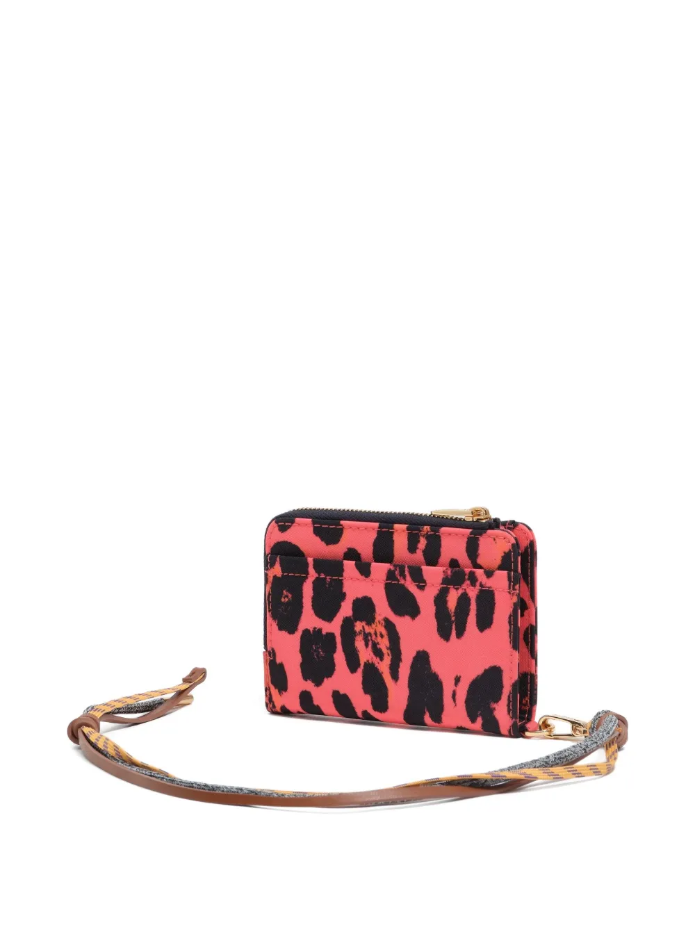 Bimba y Lola Portemonnee met luipaardprint en rits - Roze