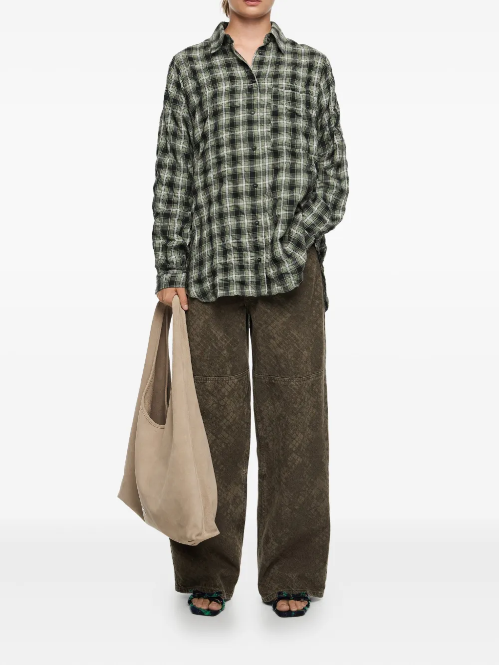 Bimba y Lola Blouse met lange mouwen - Groen
