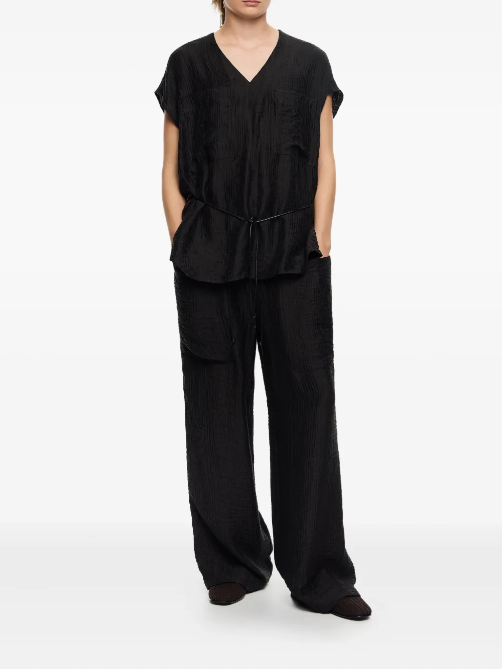 Bimba y Lola Broek met trekkoord - Zwart