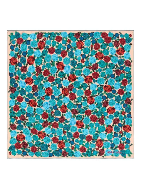 Bimba y Lola rose-print scarf