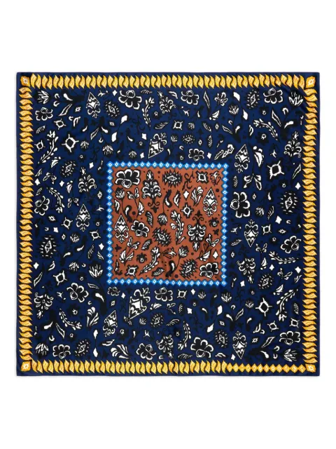 Bimba y Lola Ikatmix-print scarf