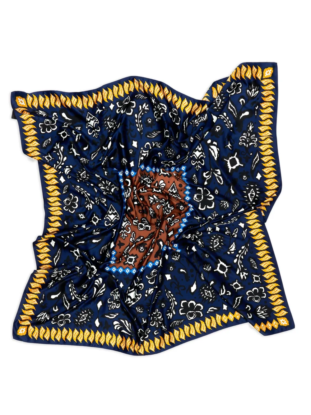 Bimba y Lola Ikatmix-print scarf | Image 2