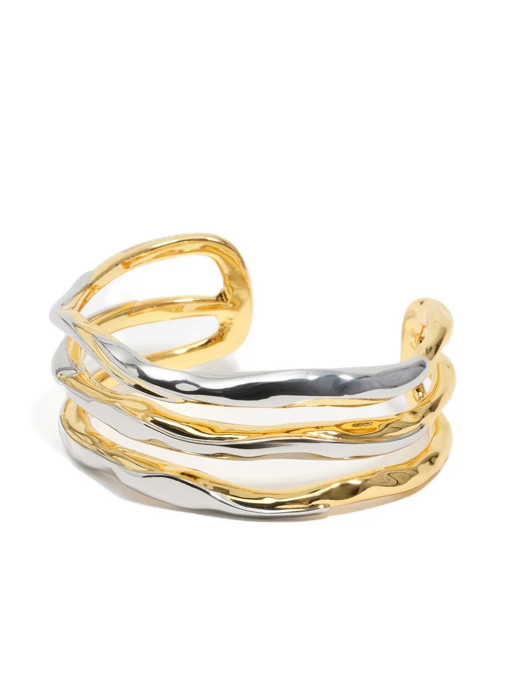 Bimba Y Lola Triple-band Bracelet In Gold