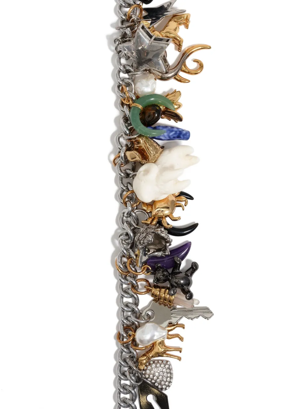 Bimba Y Lola Charm-detail Chain Necklace In Multi