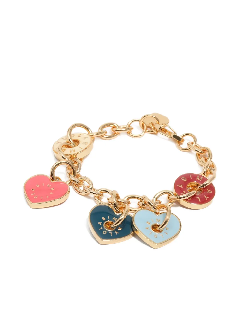 Bimba Y Lola Heart-charm Chain Bracelet In Multi