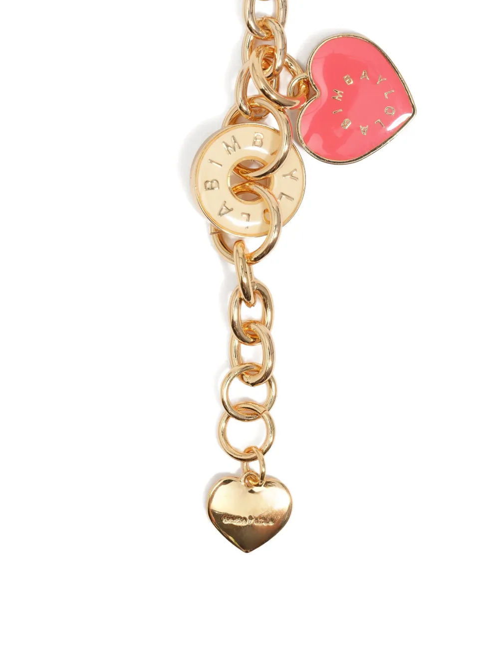 Bimba Y Lola Heart-charm Chain Bracelet In Multi