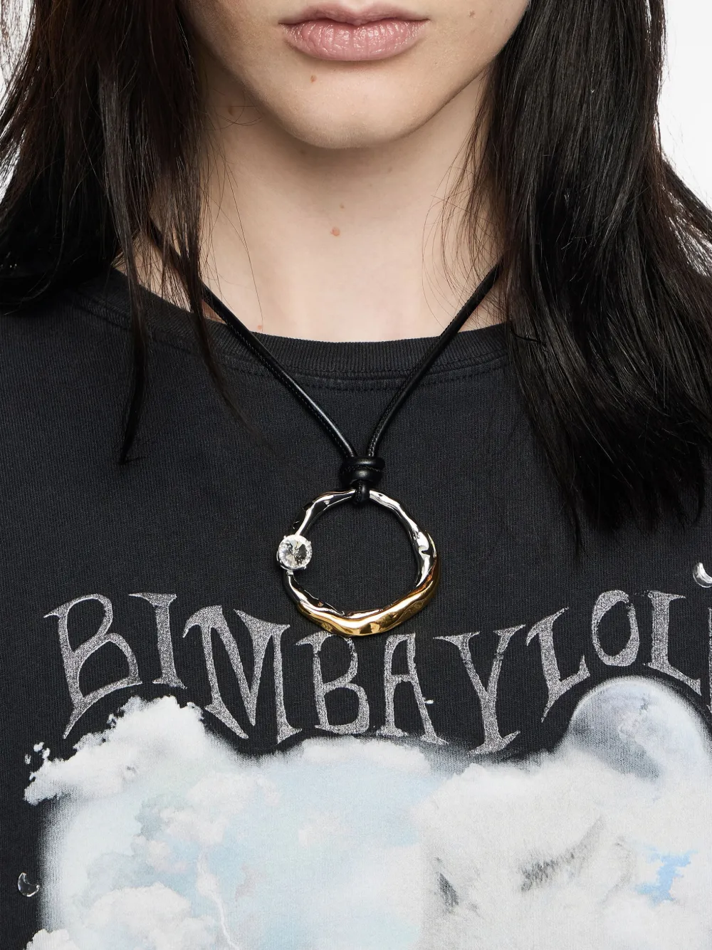 Bimba y Lola crystal-embellishment cord necklace | Image 2