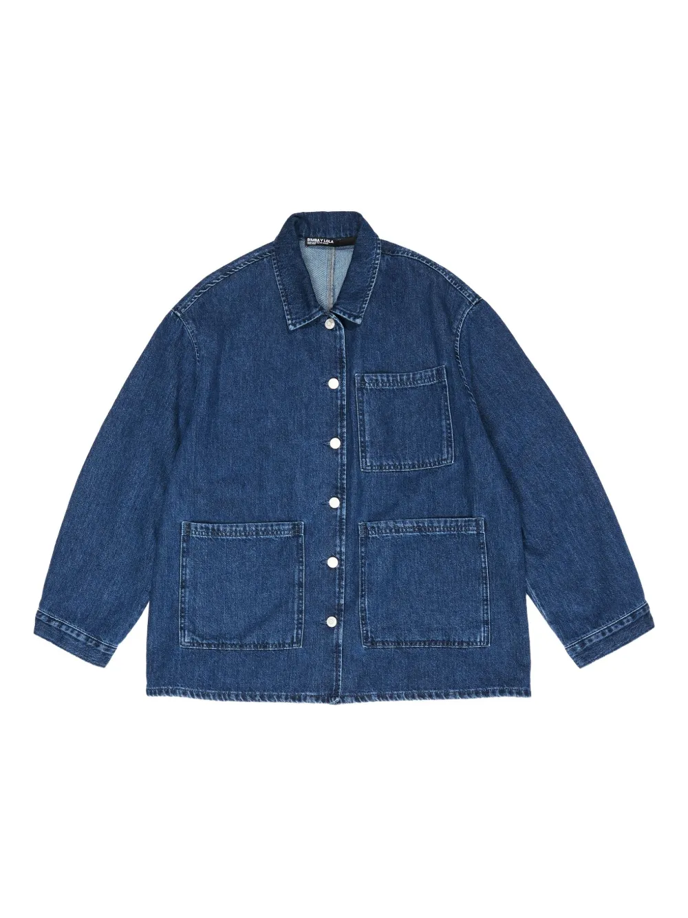 Bimba Y Lola Double-pocket Denim Jacket In Blue