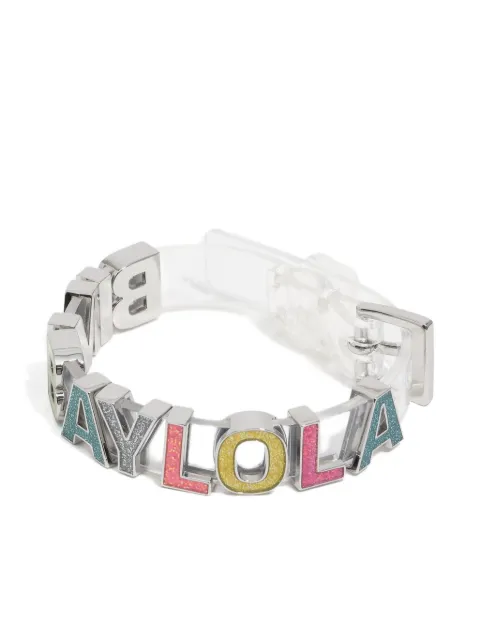 Bimba y Lola pulsera con letras de glitter