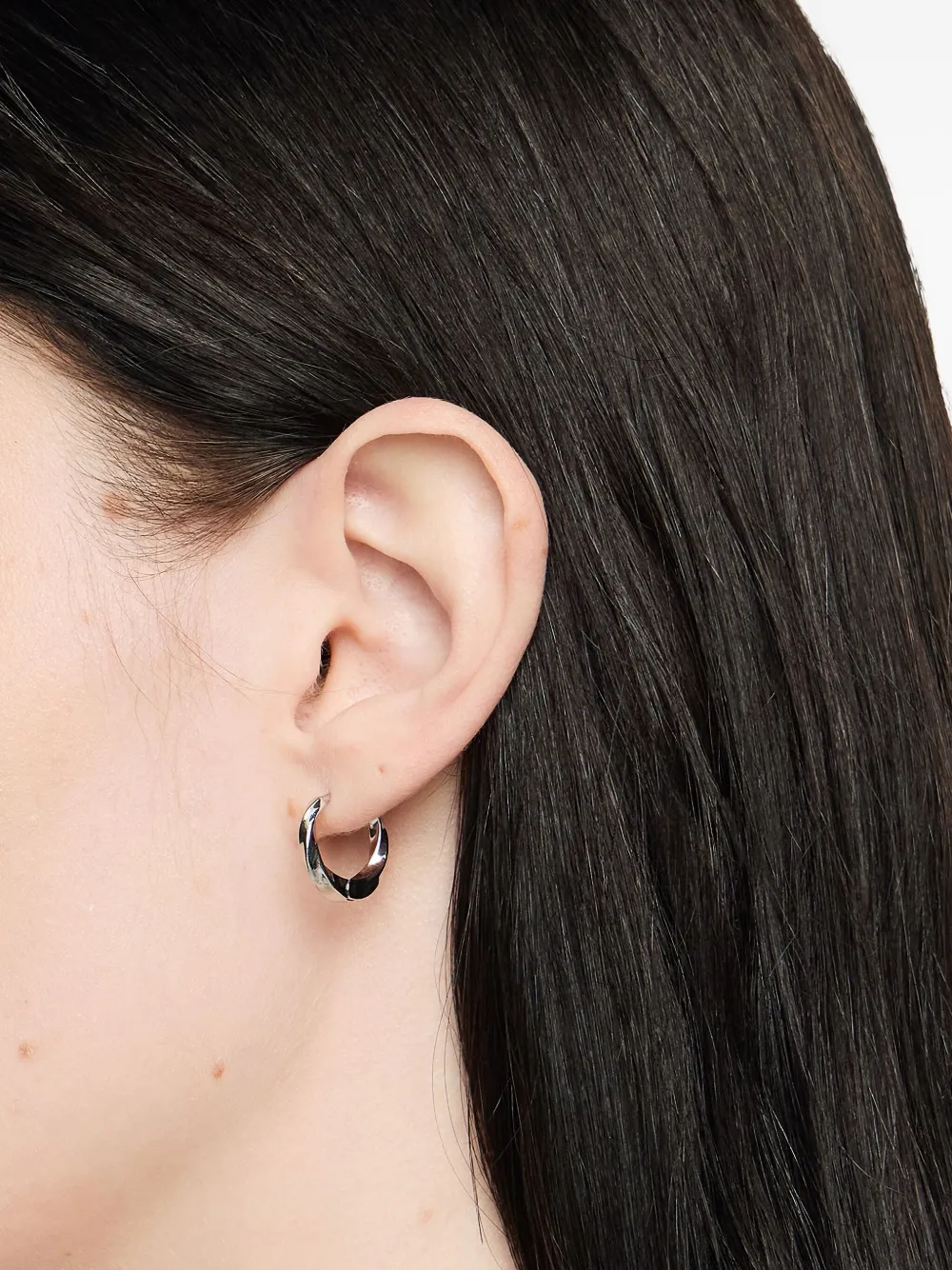 Bimba y Lola twisted hoop earrings | Image 2