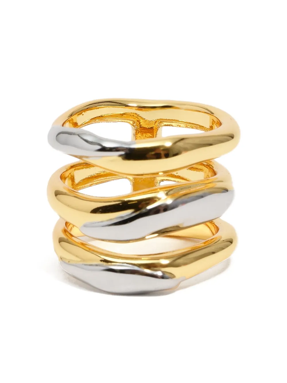 Bimba y Lola anillo a capas | dorado | Image 1