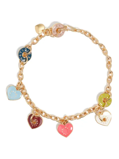 Bimba y Lola collar en oro con corazón esmaltado