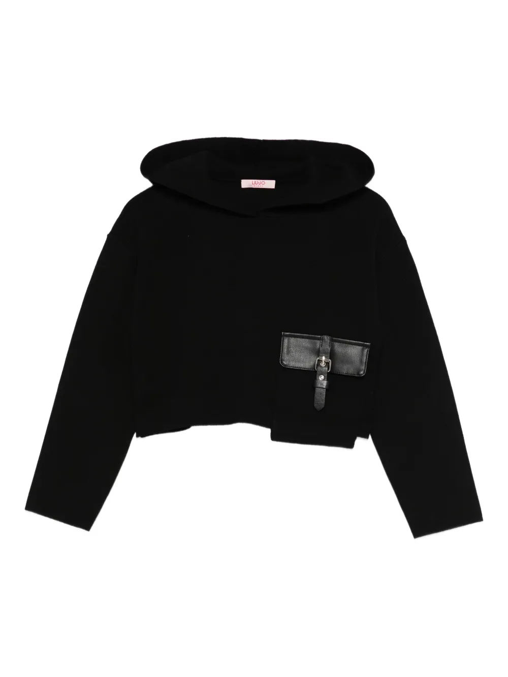 LIU JO hoodie con cierre de hebilla | negro | Image 1