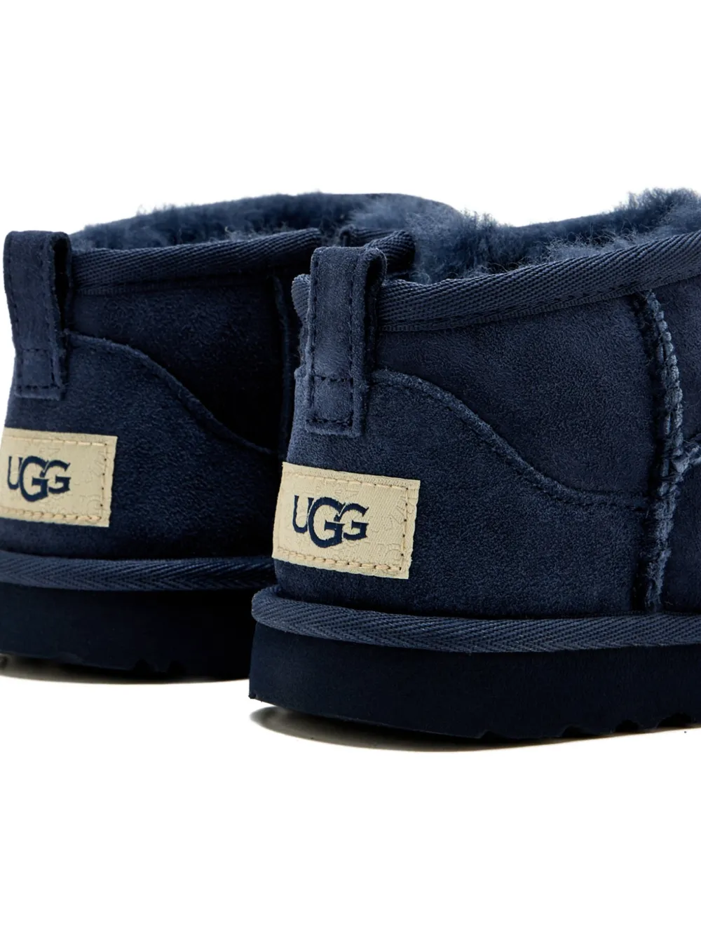 UGG Kids zip-detail suede boots Blue