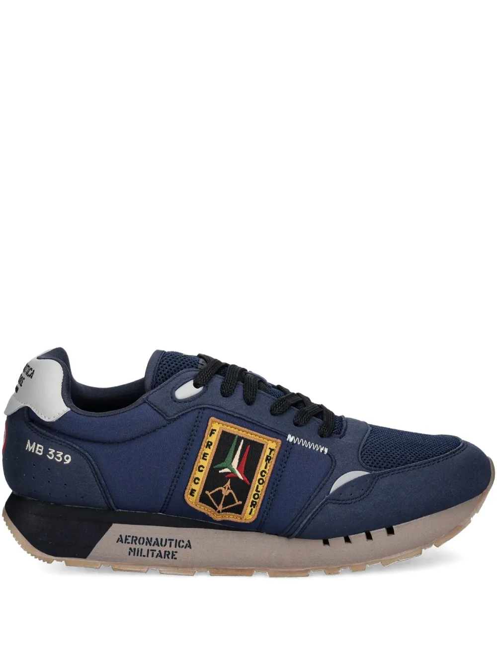 Aeronautica Militare patch blue sneakers