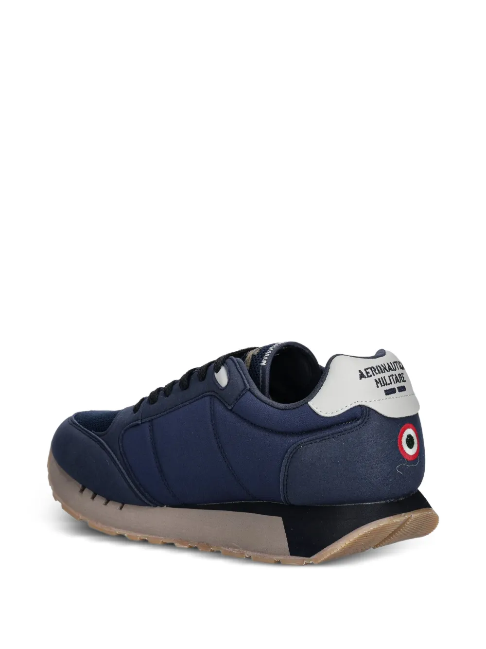 Aeronautica Militare Sneakers met patch Blauw