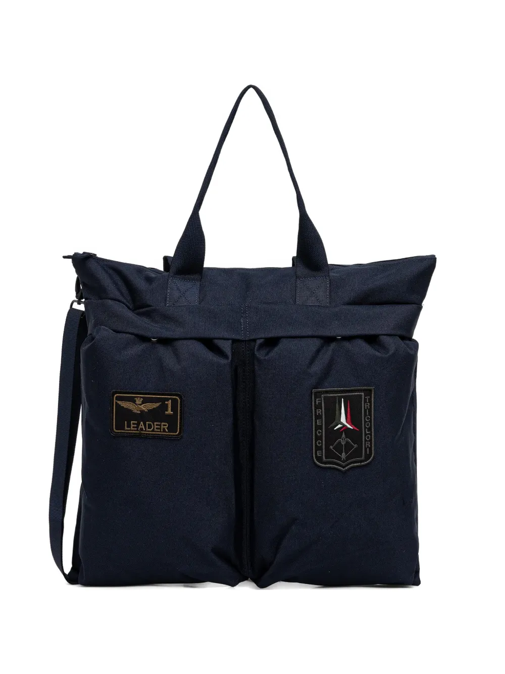 Aeronautica Militare Helmet patch tote bag - Blu