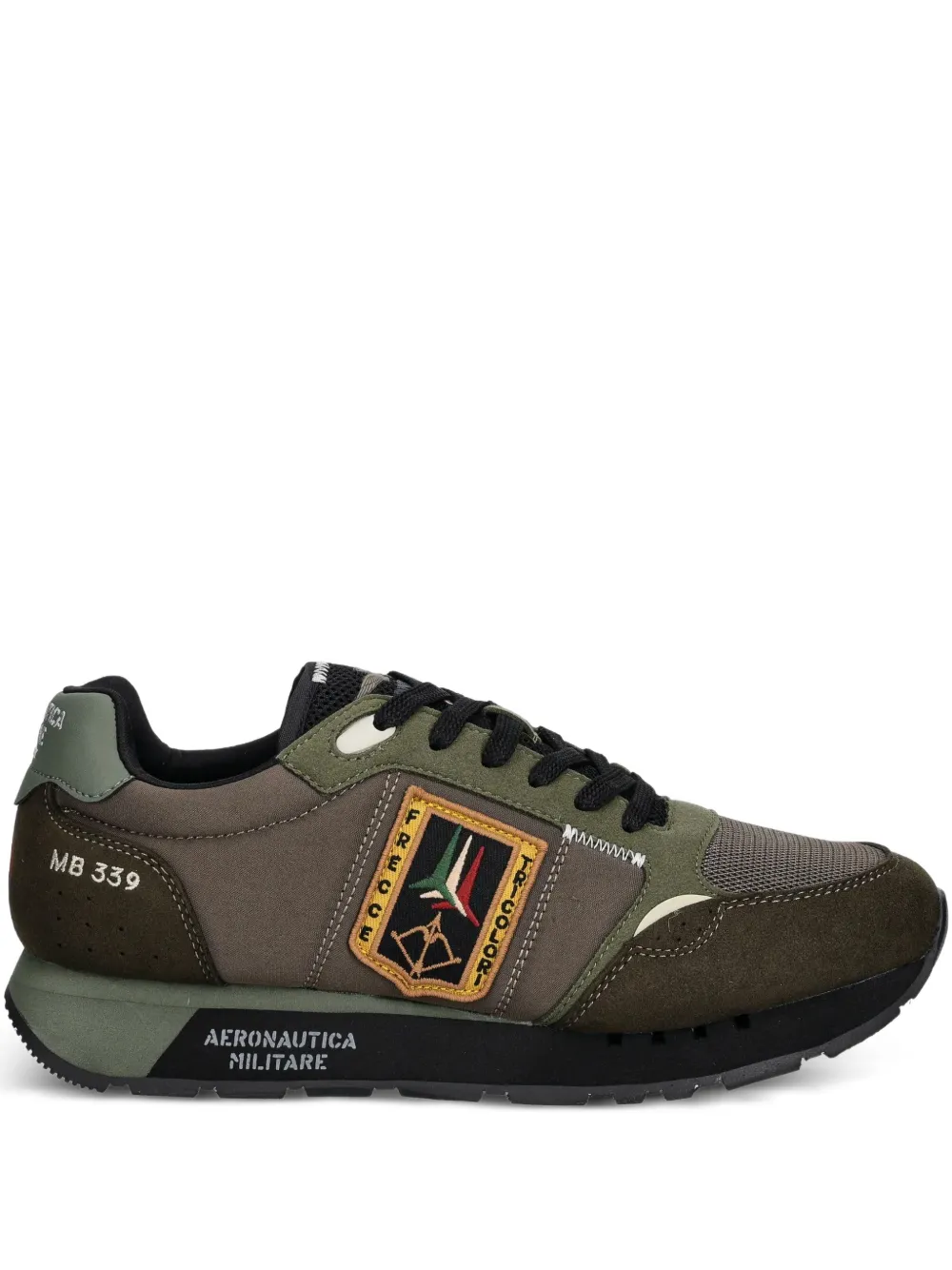 Aeronautica Militare Sneakers met vlakken Groen
