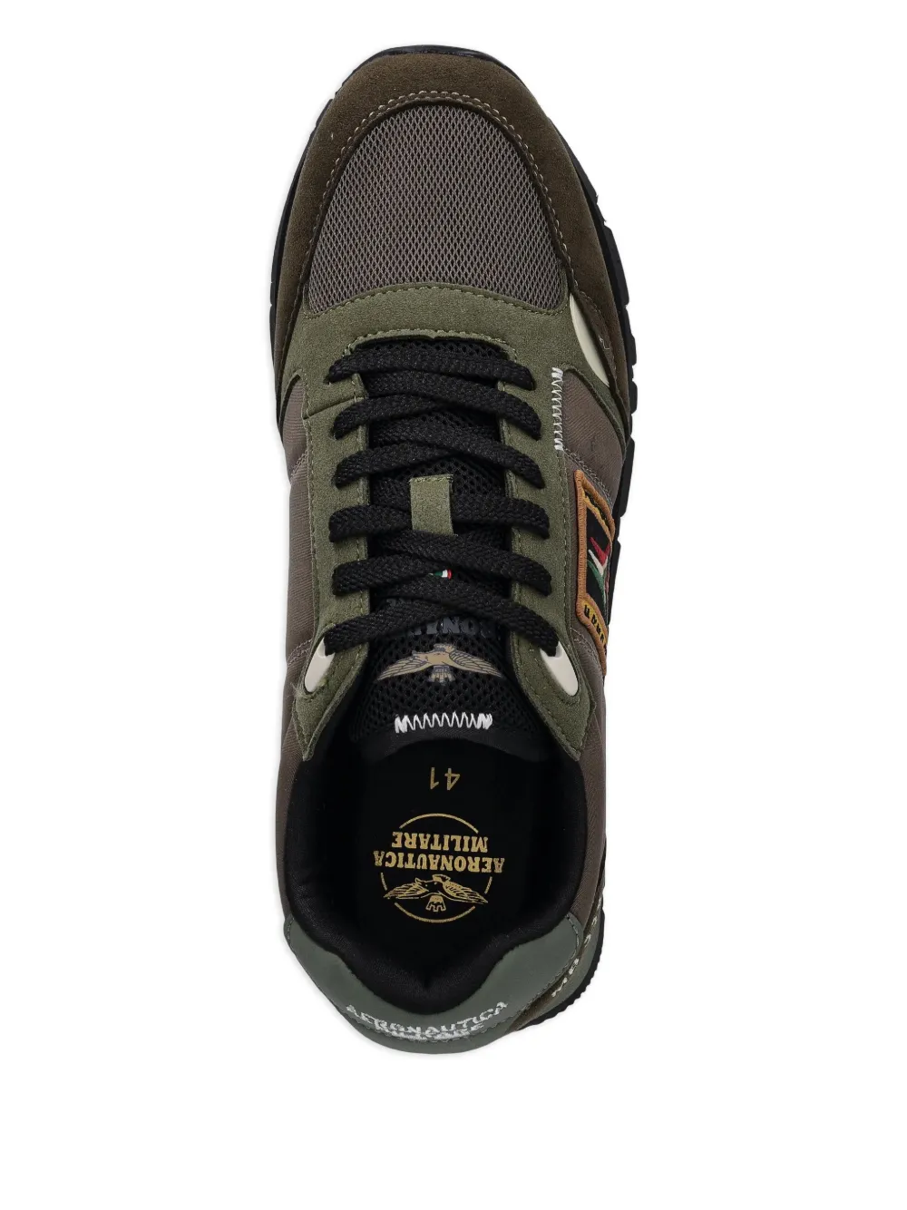 Aeronautica Militare Sneakers met vlakken Groen