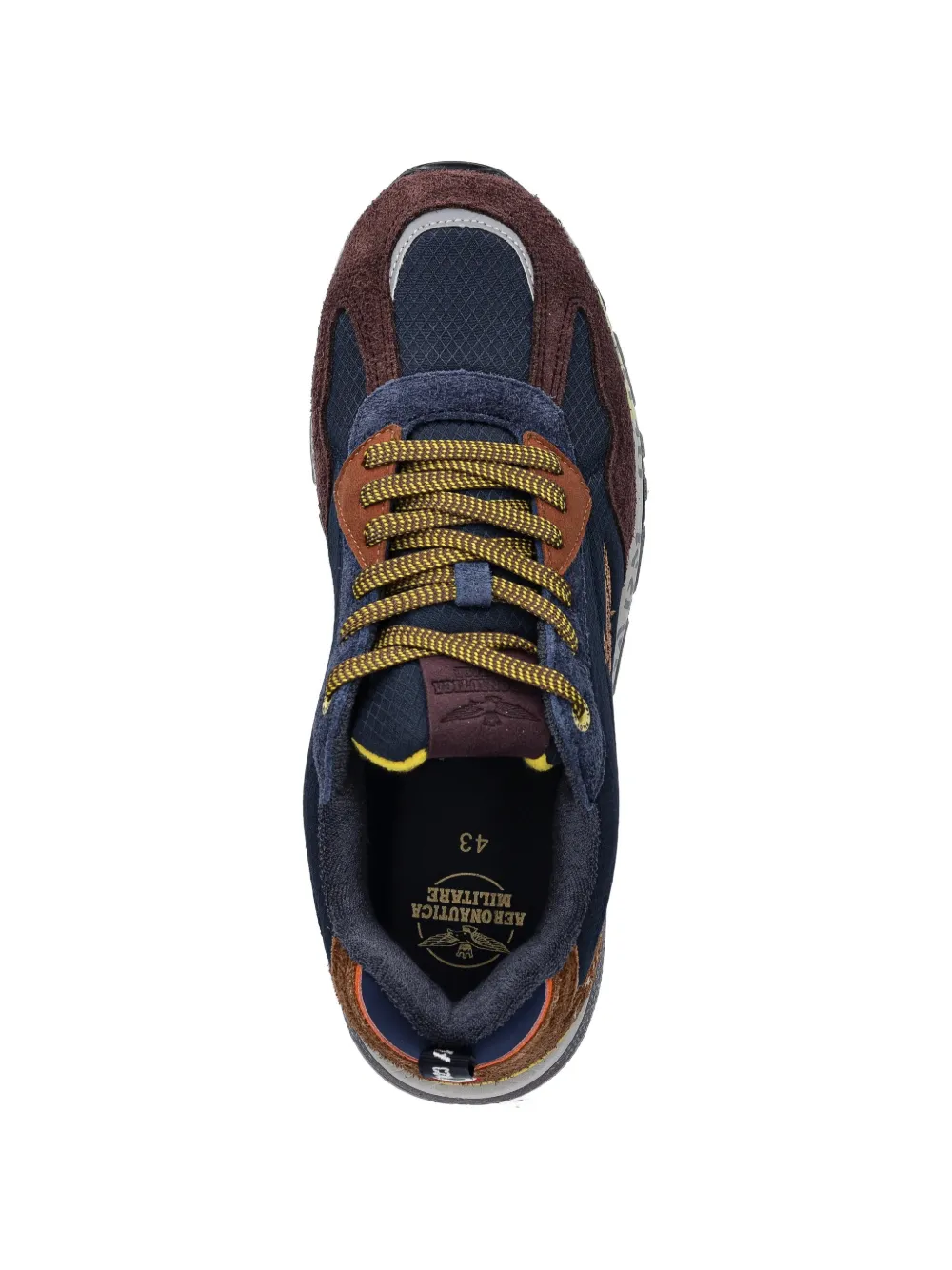 Aeronautica Militare Sneakers met geborduurd logo Blauw