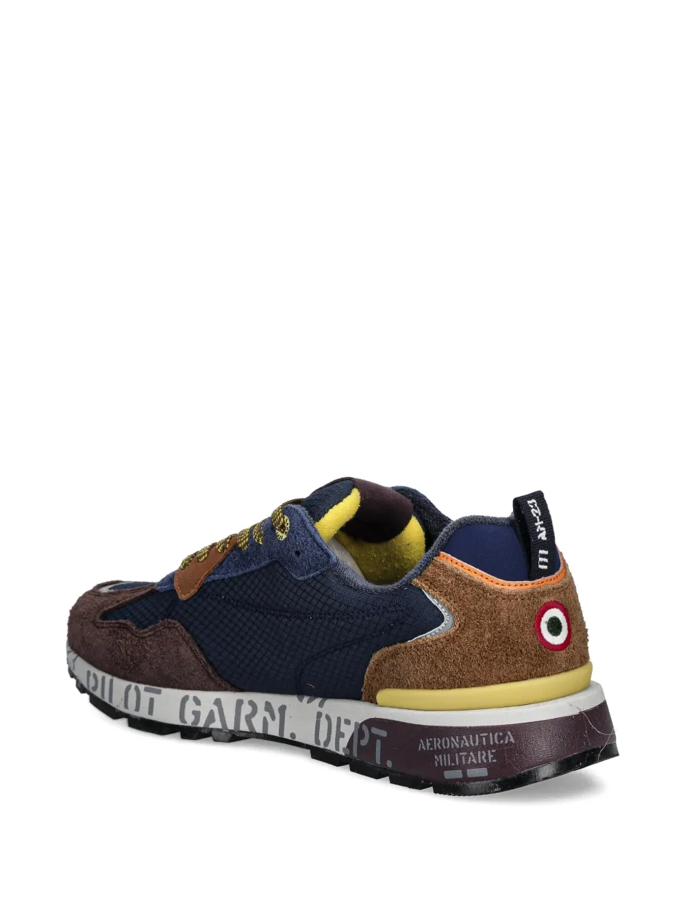 Aeronautica Militare Sneakers met geborduurd logo Blauw