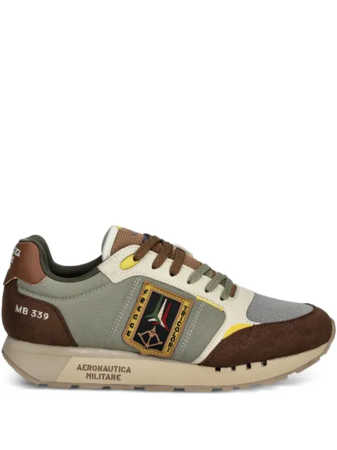 Aeronautica Militare logo-patch sneakers