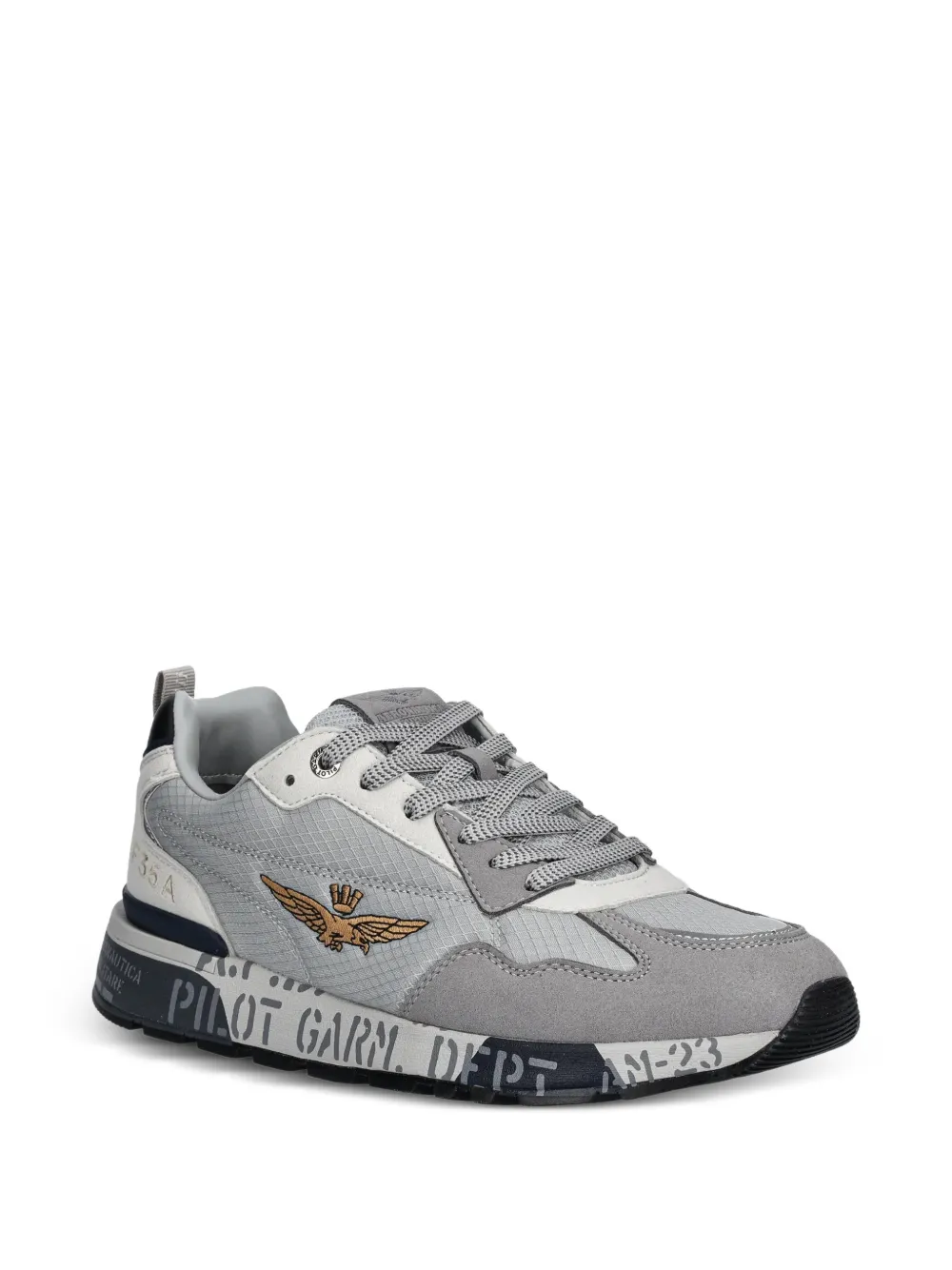 Aeronautica Militare Sneakers met logo Grijs