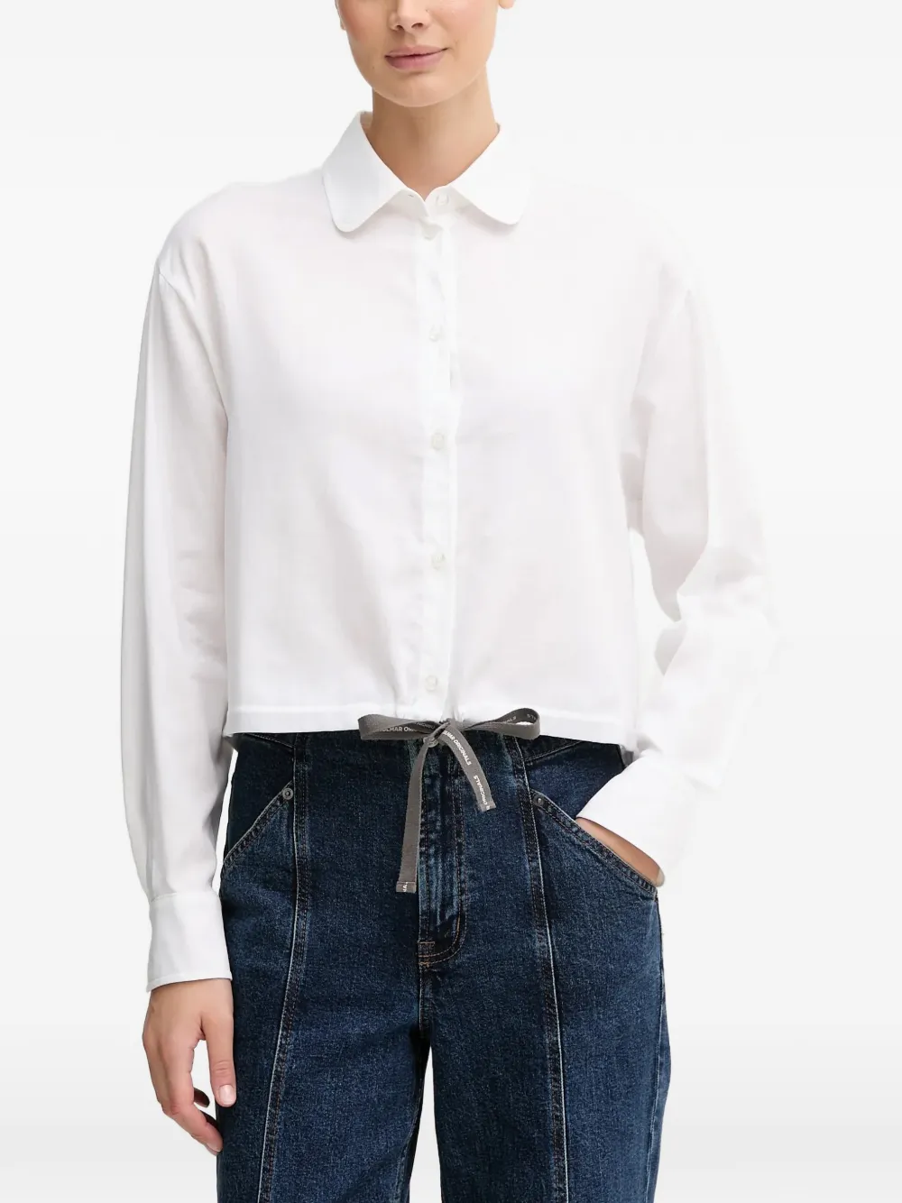 Colmar tie-waist shirt - White