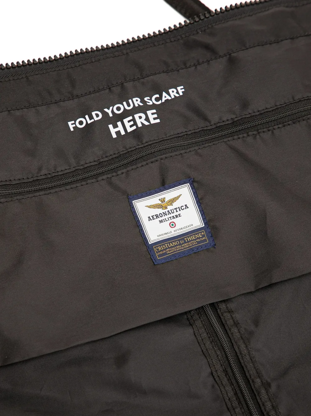 Aeronautica Militare Reistas met logoprint Zwart