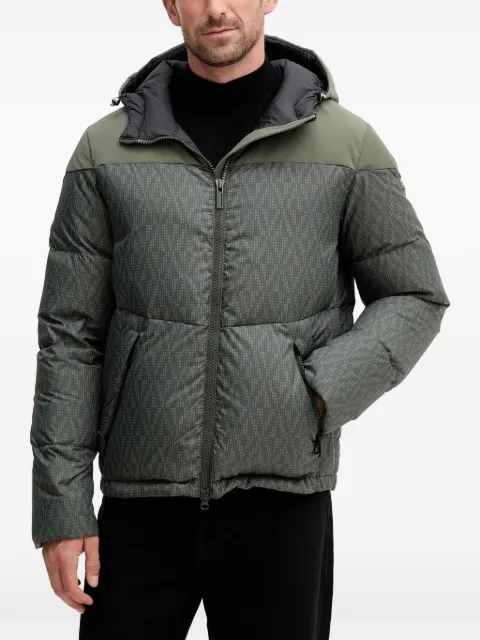 Colmar hooded patterned jacket