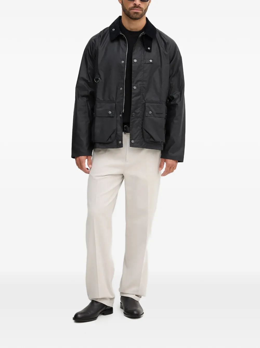 Aeronautica Militare Trui met logodetail - Zwart