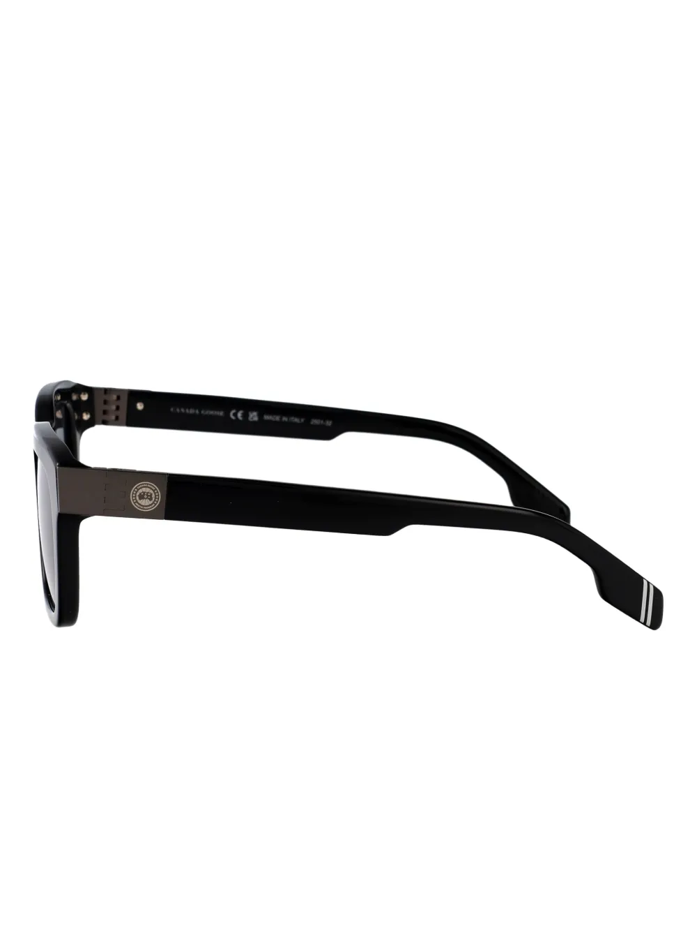 Canada Goose Zonnebril met vierkant montuur Zwart