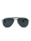 Canada Goose pilot-frame tinted sunglasses - White