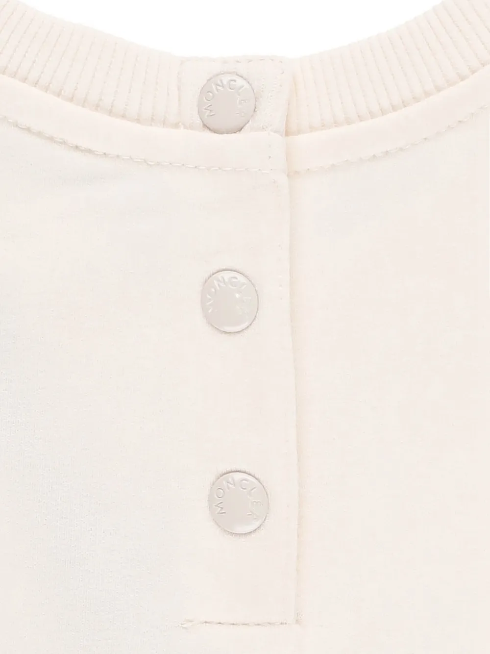 Moncler Enfant Jurk met ruche zak Beige