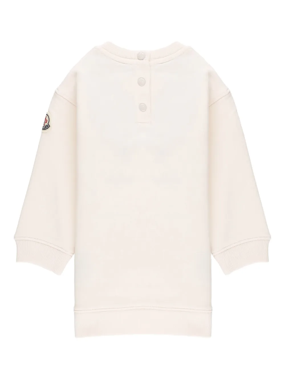 Moncler Enfant ruffled-pocket dress - Beige